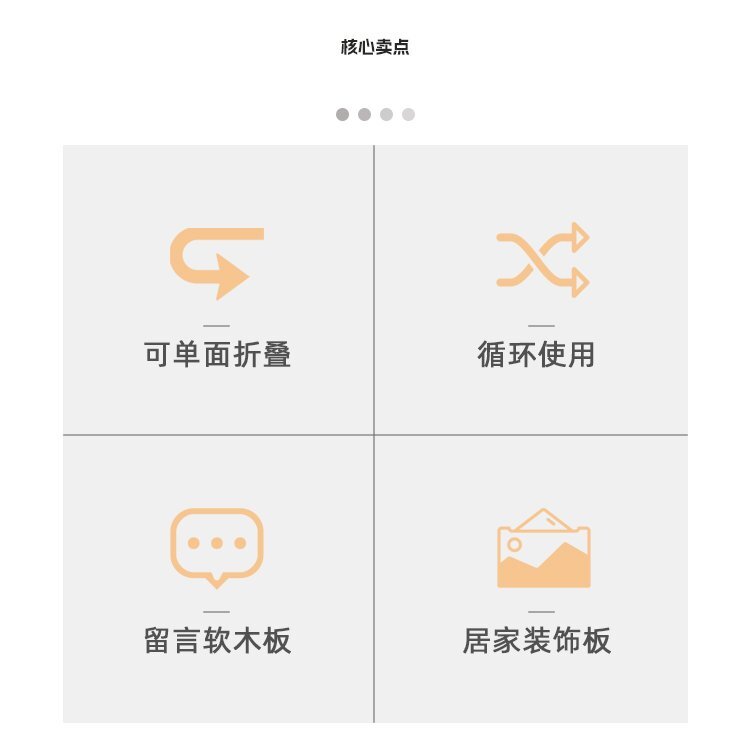 90x120厘米折疊軟木公告板-軟木告示板-軟木結(jié)合板廠家批發(fā)定制產(chǎn)品賣點 5_03